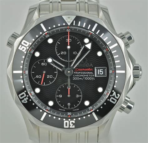 omega seamaster chronograph black